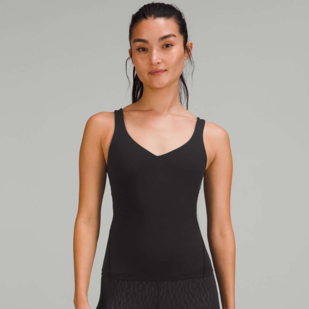 Lululemon Align Waist-Length Tank Top (Black)